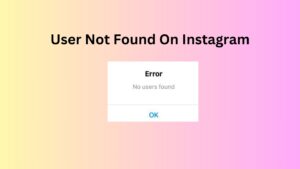 Read more about the article What ‘User Not Found’ Means on Instagram